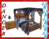 *D* ACH Canopy Bed & Tbl