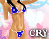 Cry - Dot Blue Bikini