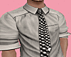 Shirt + Plaid Tie