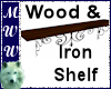 Dk Wood & Iron Shelf