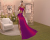Ruched VioletRed Dress
