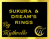 SUKURA & DREAM'S RINGS