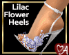 .a WH Lilac Flower Heels