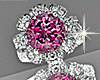 Flower Ring Pink Diamond