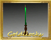 Green Taper Candle - W