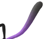 Purple Grey Kitty Tail