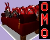 oMo Red 3Pose Couch #2