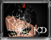 (kd) Widow Veil Red/Wht