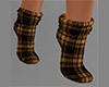 Brown Socks Plaid (F)