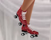 Red Disco Roller  Skates