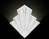 White Ornate Sconce