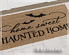 H. Hauted Home Doormat