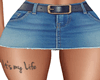 It's My Life Denim Skirt
