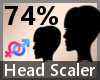Head Scaler 74% F A
