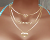 3 Gold Necklaces