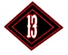 Diamond 13 with red trim
