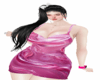 JC Pink satin