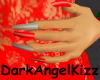 !Candy Cane Red Nails