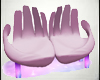 Pink Hands Couch