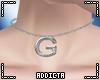 *A* G Letter Necklace