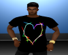 (M) Neon Heart T-Shirt