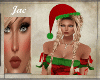 J~ELF HAT GREEN N RED F