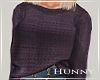 H. Fall Sweater Plum