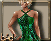 Emerald Sequin Gown