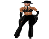 PANTS BLACK GANGSTER