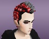 Black and Red Fauxhawk