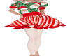 Santa Stipes Girls Dress