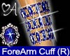 Sapphire Forearm Cuff R