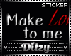 {D Make Love STICKER
