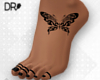 DR- Butterfly tatt feet