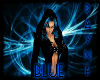 Black Hood/ Blue Hair