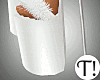 T! Bunny Fur Heels White