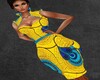 Ayana african mini dress