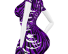 Ripped PurpleTiger Dress