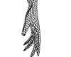 Black net gloves