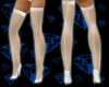 SL Stockings White Heels