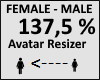 Avatar scaler 137,5%