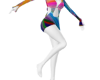 Rainbow Shorts Jumpsuit