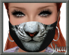 White Tiger Face Mask