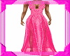 Sexy Pink Glitter Gown