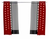 Red & Black Curtains