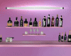 Modern Wall Bar Pink