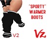 Blk Sporty Warmer Boots