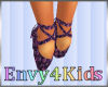 Kids Fancy Purple Slippe