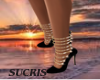 BLACK GOLDEN SANDAL