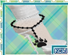 [KChi]Ankle Paw Beads Bl